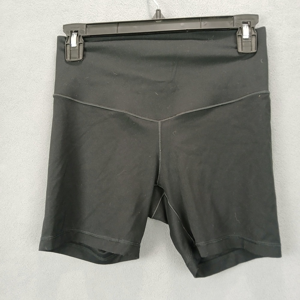 aerie Black High-Rise Athletic Bike Shorts
